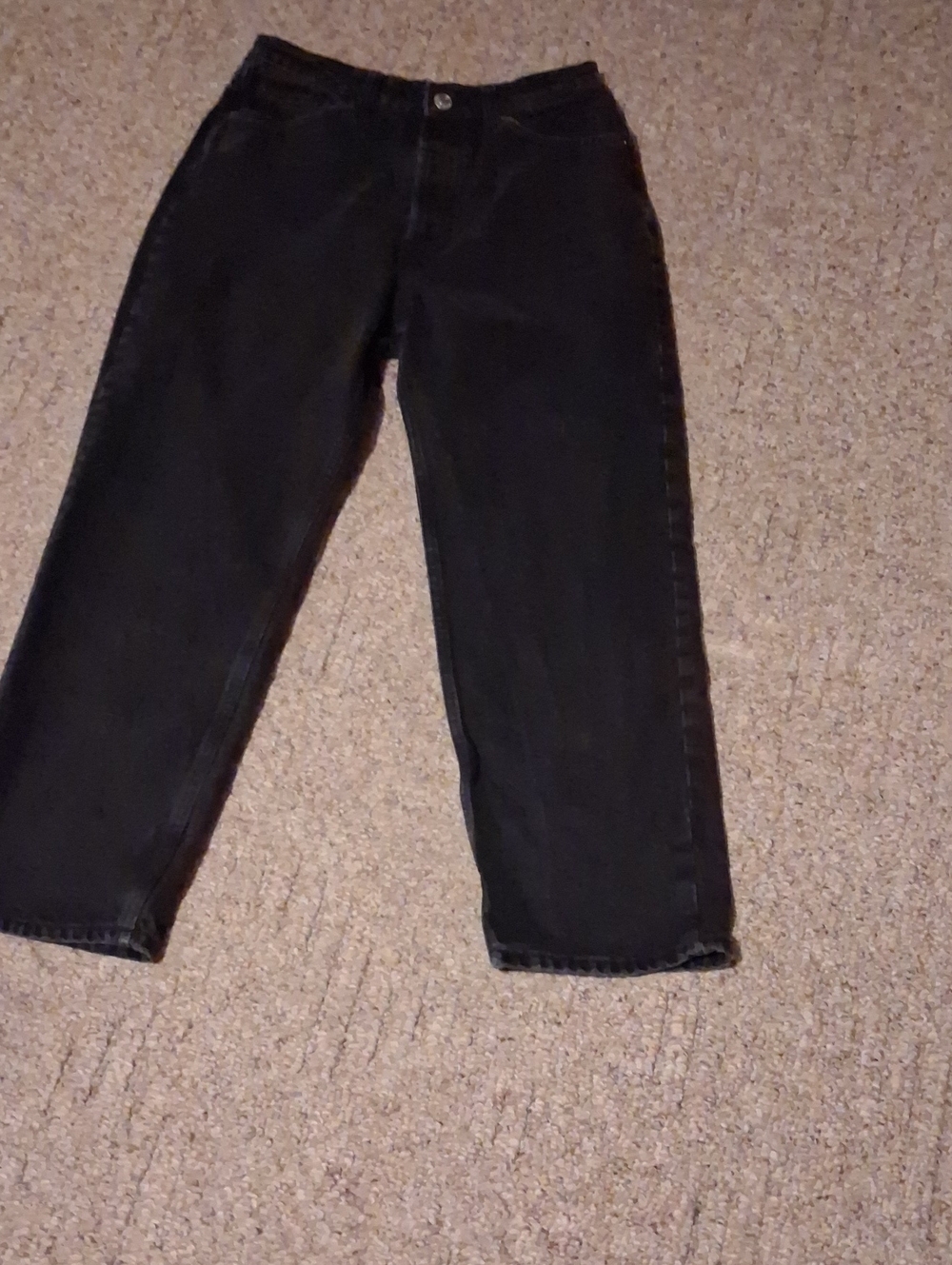Zara Black Straight Jeans for Kids